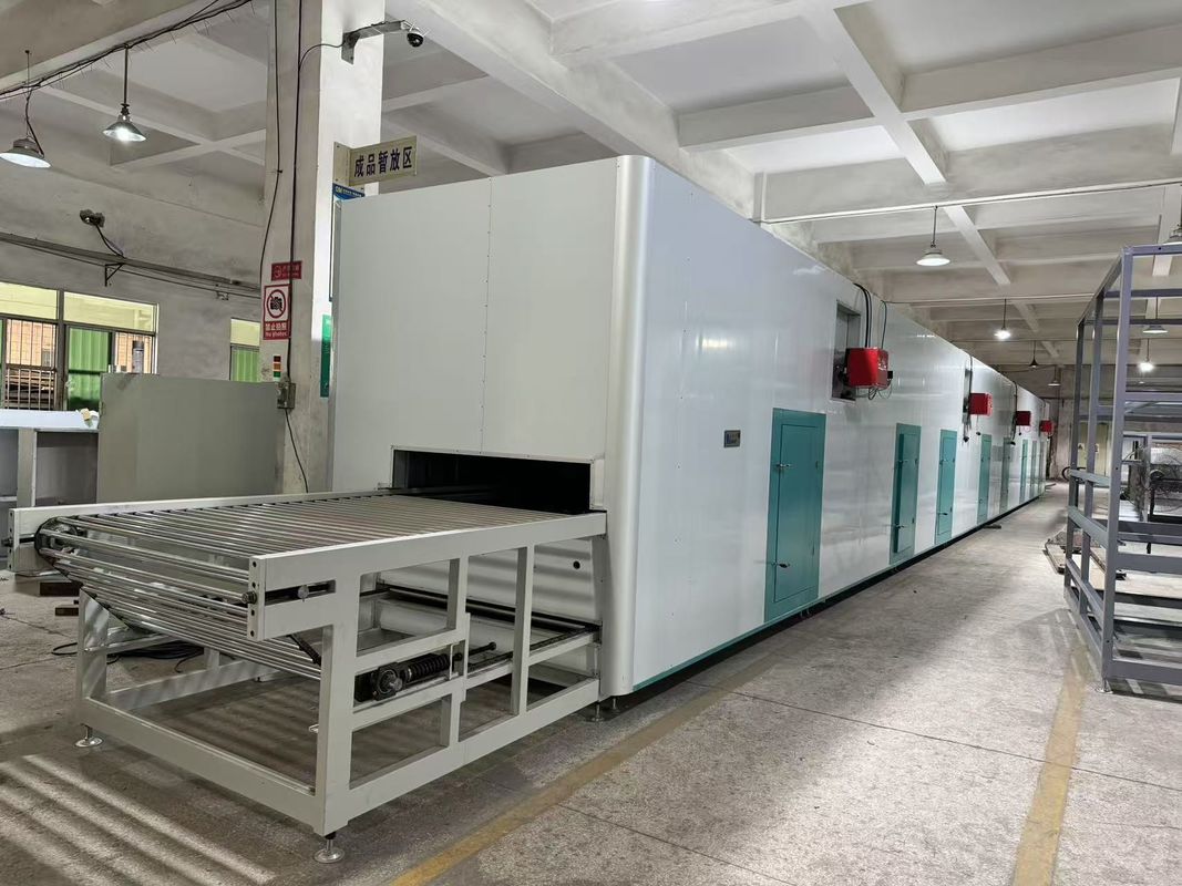 Machine automatique de séchage au gaz naturel pour le moulage industriel de pâte de papier de bambou OSM-LRHG-1320T