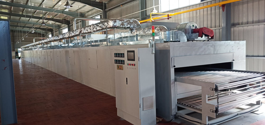 Ligne de séchage industriel à gaz naturel de 28 m de haute capacité 24 kW pour le moulage de pâte à papier