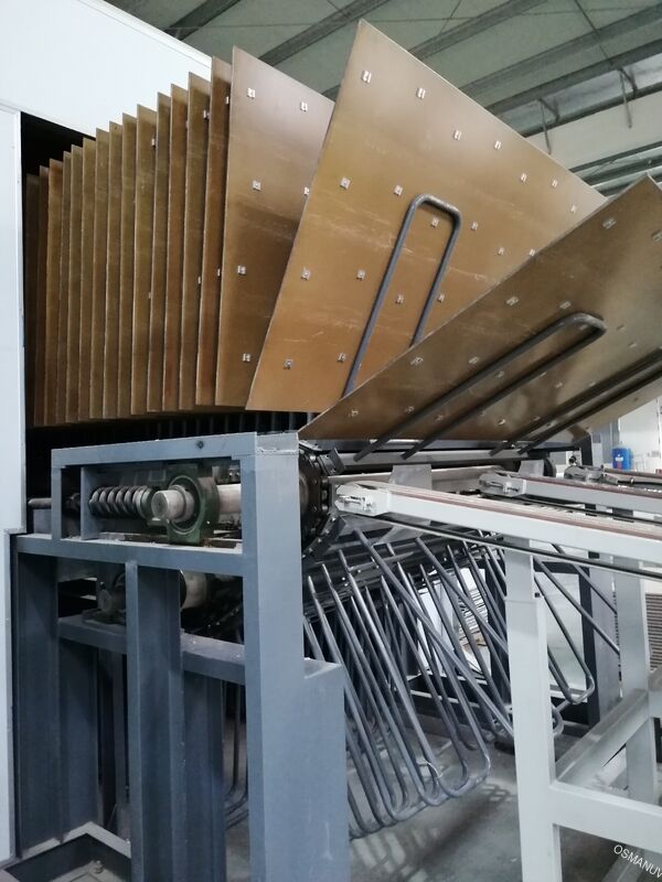 Ligne de séchage à air chaud de type pliable pour les produits enduits de revêtement