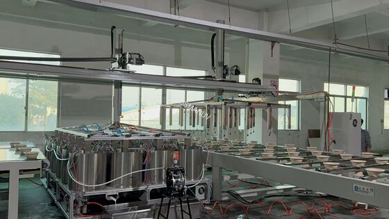 High-Throughput 24-Position Automatic Spin Coating System – For Wafer, Glass, OLED Substrates – Customizable Dispensing