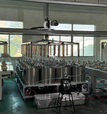 High-Efficiency Pulp Molding Coating Machine Spin Coating Production Line with Customizable Station Configuration and Integrated Drying