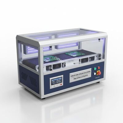 Forced Air Cooling UV Curing Machine 380V For Precision Electronic Products