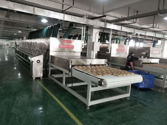 30KW Fast Drying Microwave Vacuum Dryer Capacity 1-10T/H Drying Time 2-6 Hours