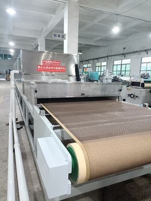 Ligne de production de séchage à micro-ondes de peinture à base d'eau