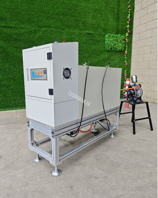 Machine de revêtement par centrifugation pour seaux carrés avec fixation personnalisable, haute efficacité de transfert et fonctionnement multi-stations