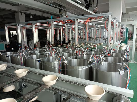 Ligne de production de revêtement de spin moulé à la pâte à base tournante à adsorption sous vide