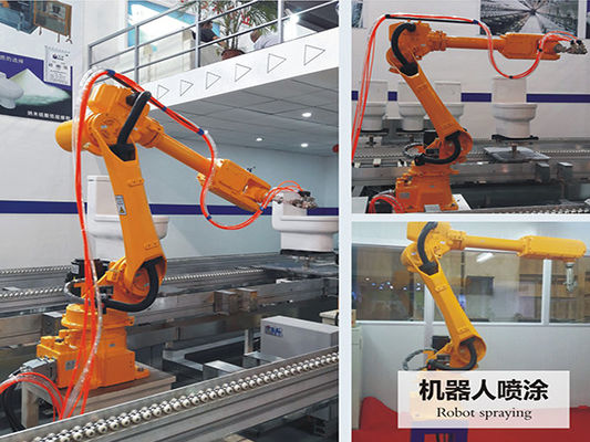 Système robotique automatique ISO9001 orange 380V 50HZ de pistolage