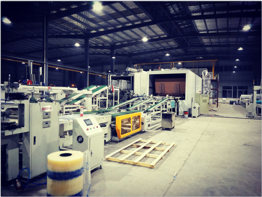 90deg tournant la machine de revêtement UV automatique pour le panneau de fibres agglomérées de ciment