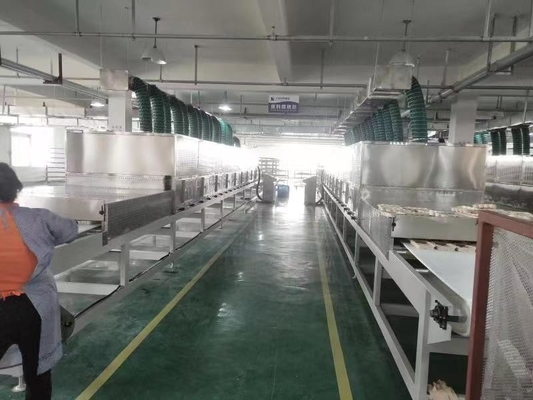 Dessiccateur industriel de vide de micro-onde pour le carton de plateau de papier de boîte à lunch