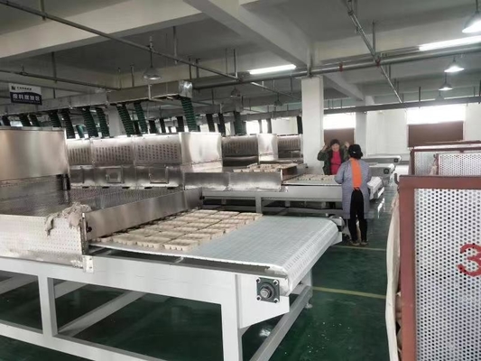 Sécheuse à micro-ondes industrielle pour boîtes à déjeuner
