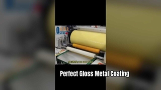 Machine de revêtement de rouleaux de tôle à haute brillance